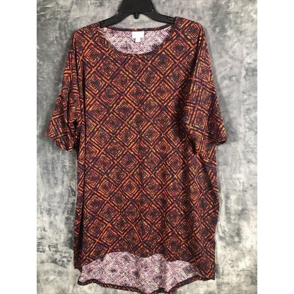LuLaRoe Tops - LuLaRoe Womens Shirt Short Sleeves Top Size Adult XL